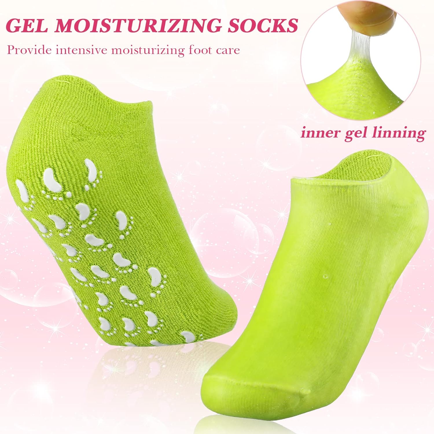 0520 Socks Soft Socks for Repairing and Softening Dry Cracked Feet Skins Comfortable Socks (No Box Packing / Without Gel Socks) 0520 Socks Soft Socks for Repairing and Softening Dry Cracked Feet Skins Comfortable Socks (No Box Packing / Without Gel Socks)